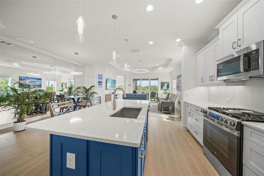 Furnished interior view inside a new home in , Sarasota (Image 12). Furnished interior view inside a new home in , Sarasota (Image 12).