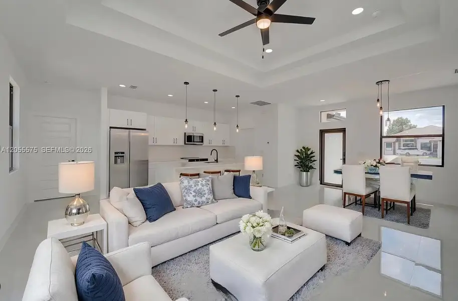 Furnished interior view inside a new home in , Lehigh Acres (Image 10).