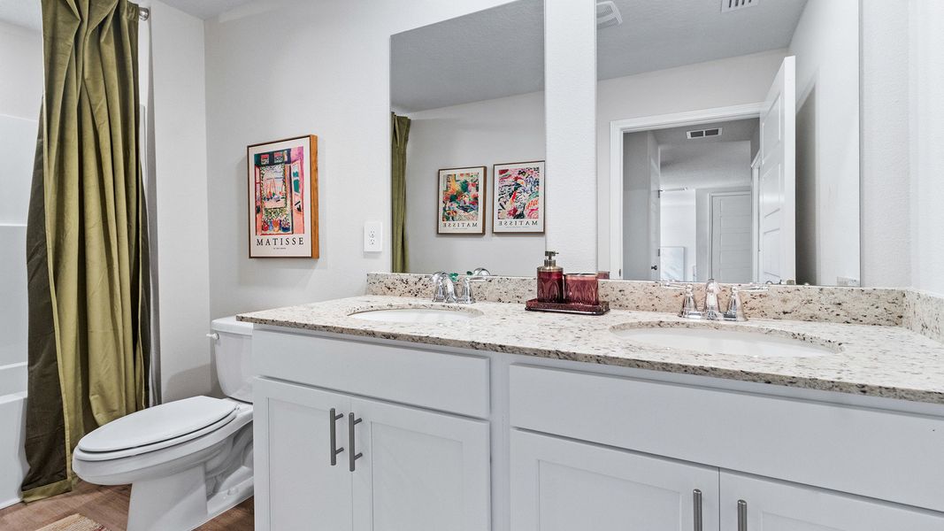 Furnished interior view inside a new home in Olson Ridge, Tallahassee (Image 32).