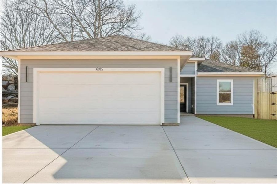Front exterior of a new home in , Dallas, TX, highlighting curb appeal (Image 1). Front exterior of a new home in , Dallas, TX, highlighting curb appeal (Image 1).