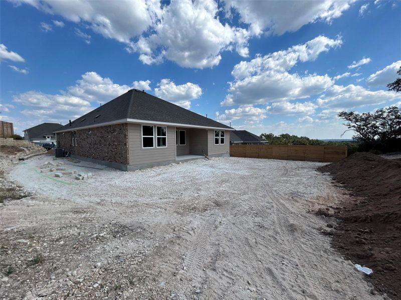 Exterior details and patio area of a home in Provence 50s, Austin (Image 13). Exterior details and patio area of a home in Provence 50s, Austin (Image 13).