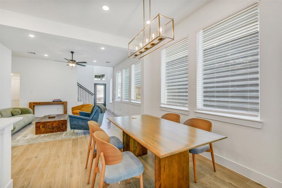 Furnished interior view inside a new home in , Cypress (Image 10).
