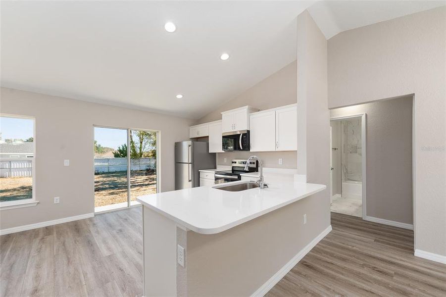 Furnished interior view inside a new home in , Ocala (Image 9).