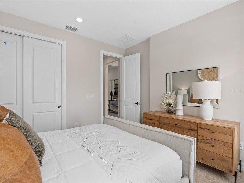 Furnished interior view inside a new home in Bridgewalk, St. Cloud (Image 22).