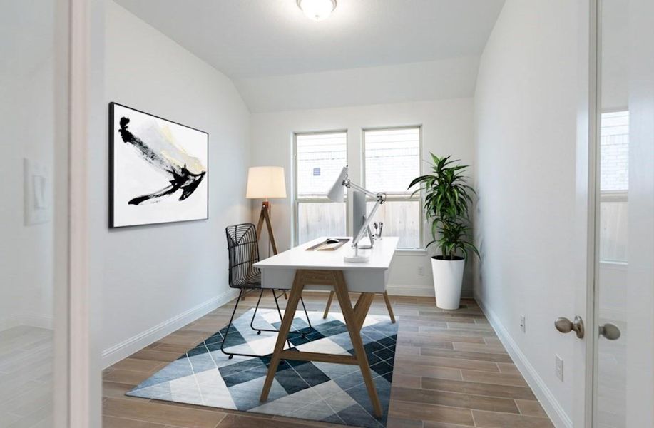 Furnished interior view inside a new home in , Richmond (Image 3).