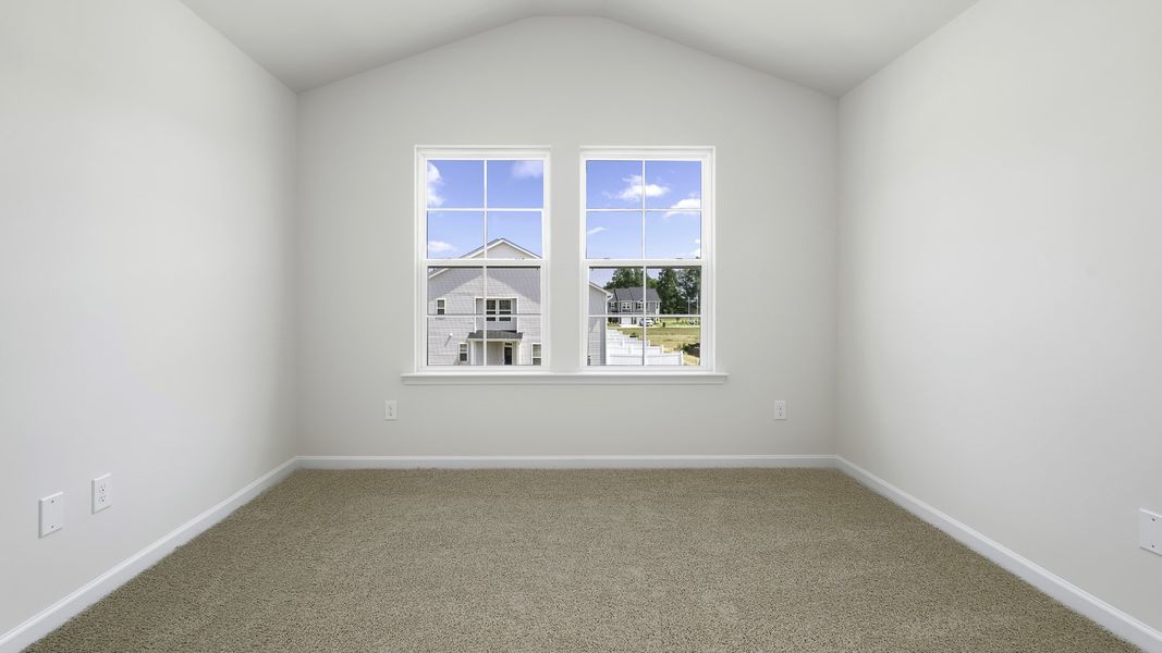Spacious, unfurnished interior of a new home in The Gables at Edinborough Townes, Gibsonville (Image 12). Spacious, unfurnished interior of a new home in The Gables at Edinborough Townes, Gibsonville (Image 12).