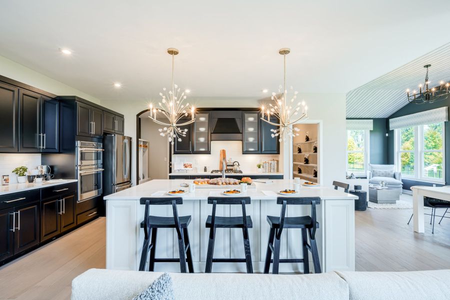 Representative furnished interior of a home built from the Leland by Fischer Homes in Hidden Fields, Hoschton (Image 15).