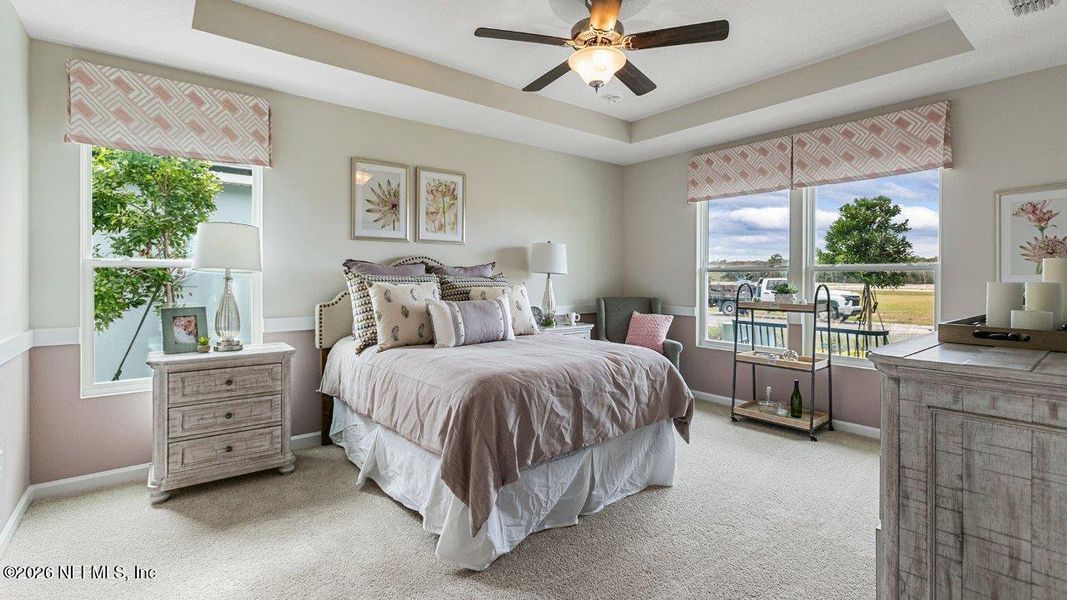 Furnished interior view inside a new home in Sawmill Branch, Palm Coast (Image 30).