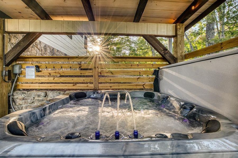 In-progress construction of a new home in , Mineral Bluff, GA (Image 28).