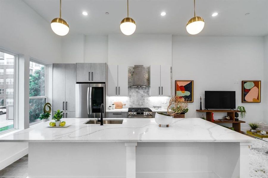 Furnished interior view inside a new home in , Dallas (Image 7).
