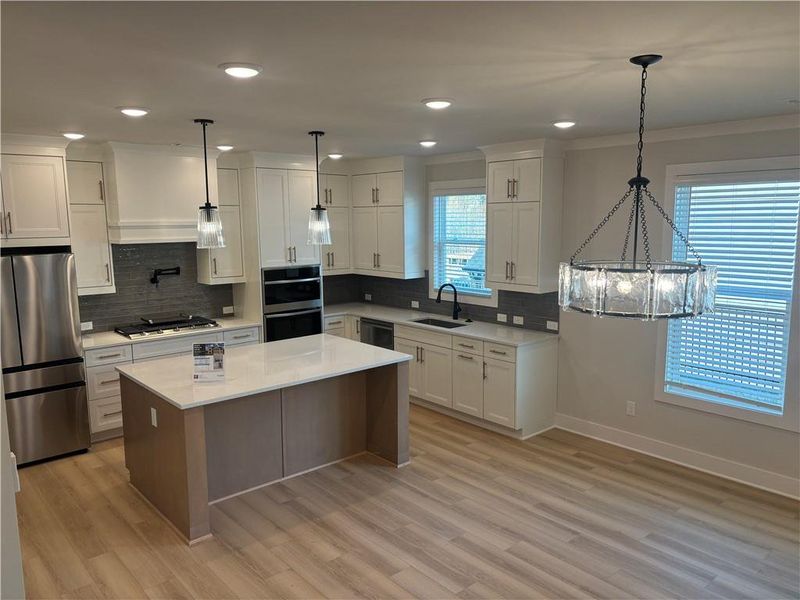 Furnished interior view inside a new home in , Buford (Image 8). Furnished interior view inside a new home in , Buford (Image 8).