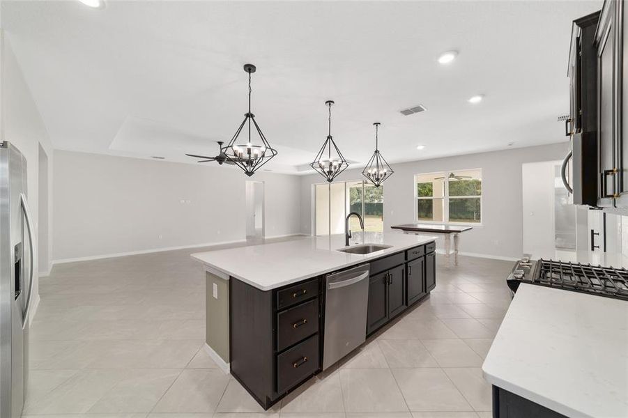 Furnished interior view inside a new home in Calesa Township, Ocala (Image 15).