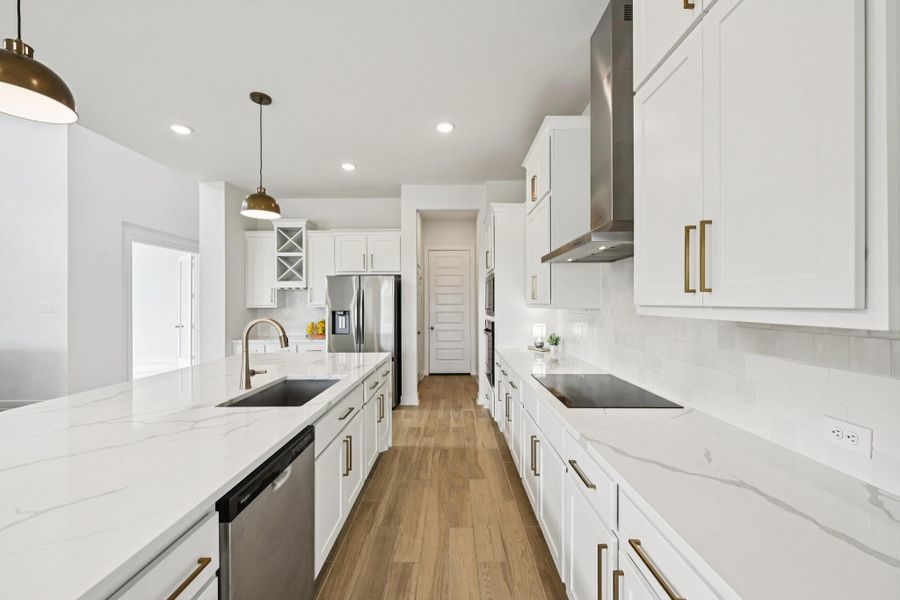 Furnished interior view inside a new home in Elyson, Katy (Image 31).