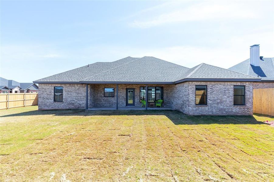 Exterior details and patio area of a home in , Abilene (Image 23).