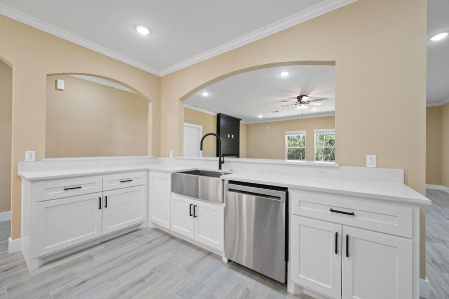 Furnished interior view inside a new home in , Livingston (Image 6).