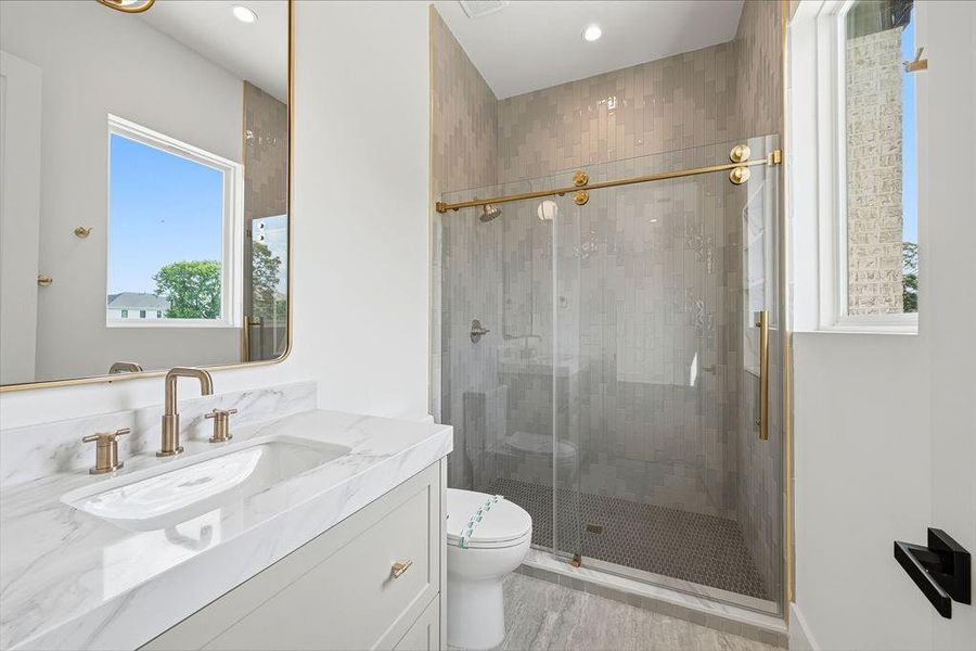 Furnished interior view inside a new home in , Houston (Image 40).