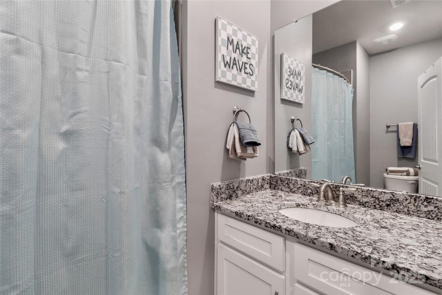 Furnished interior view inside a new home in Colonial Crossing, Troutman (Image 42).