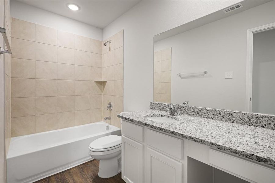 Furnished interior view inside a new home in Christian Meadows, Ennis (Image 18).