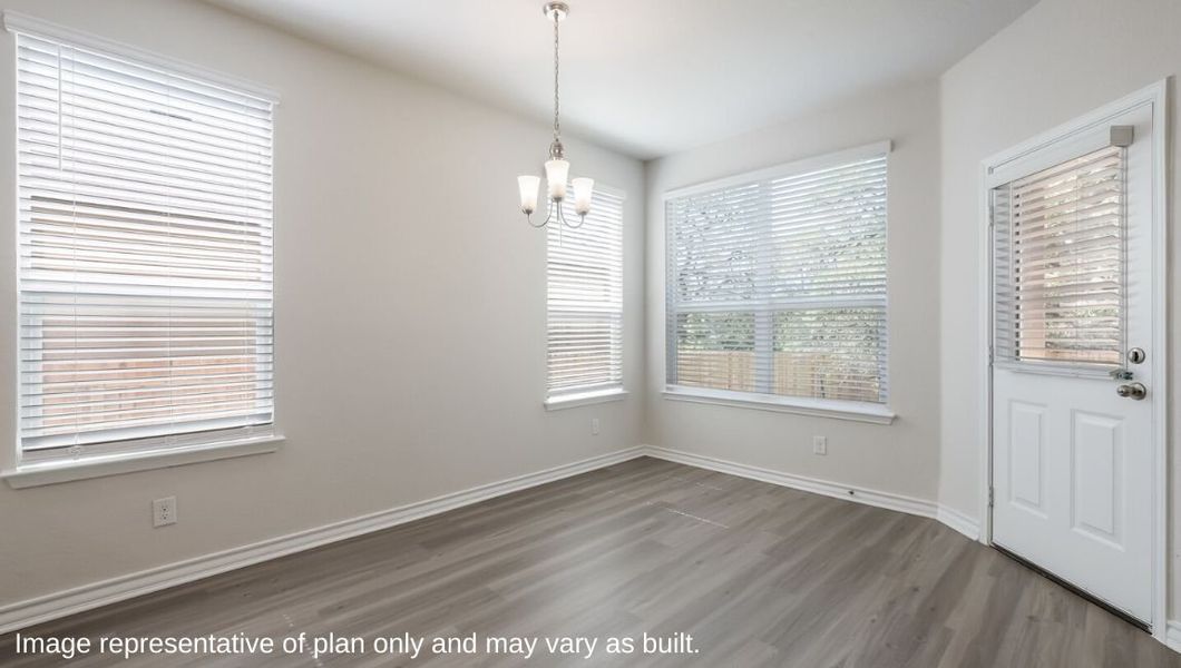 Representative unfurnished interior of a home built from the The Salerno by D.R. Horton in Veranda, San Antonio (Image 18).