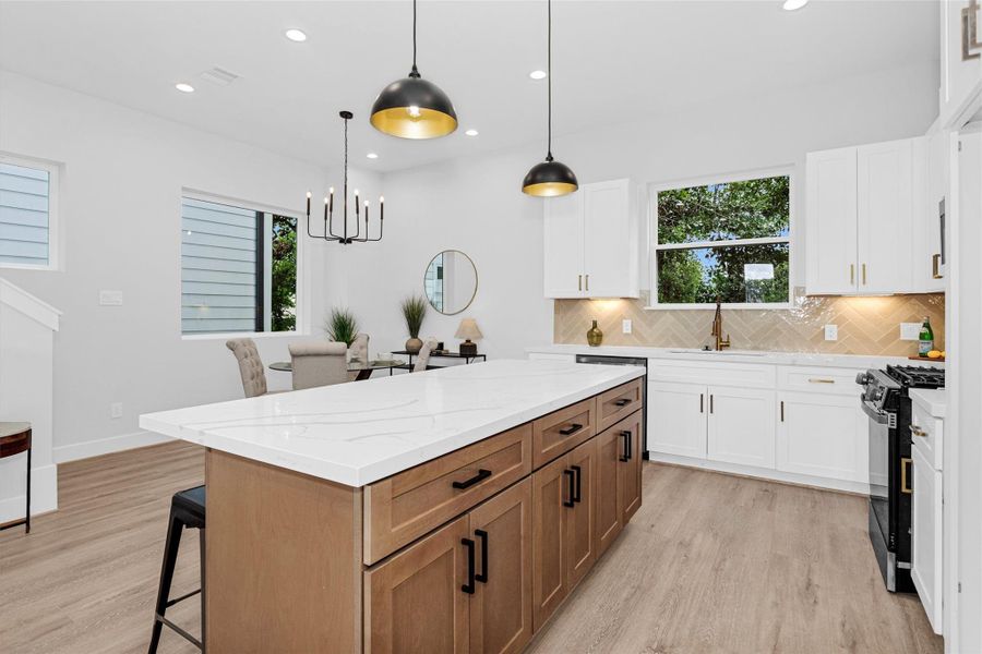 Furnished interior view inside a new home in , Houston (Image 16).