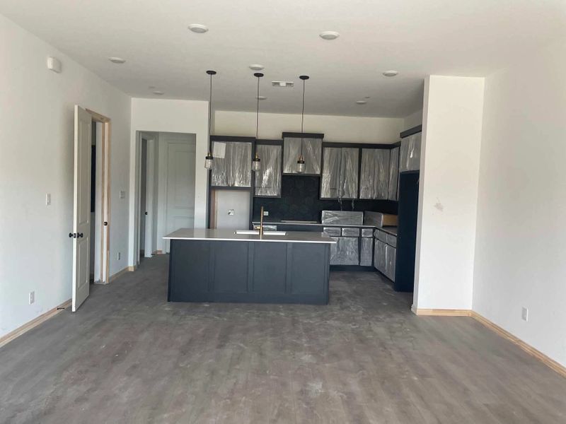 Open Kitchen-Dining Room Construction Progress Open Kitchen-Dining Room Construction Progress