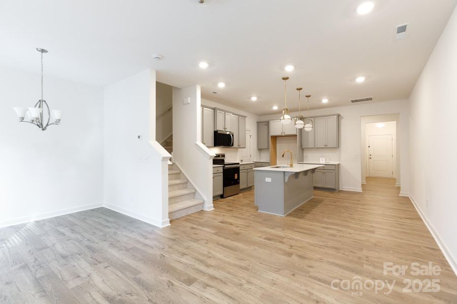 Furnished interior view inside a new home in , Charlotte (Image 5).