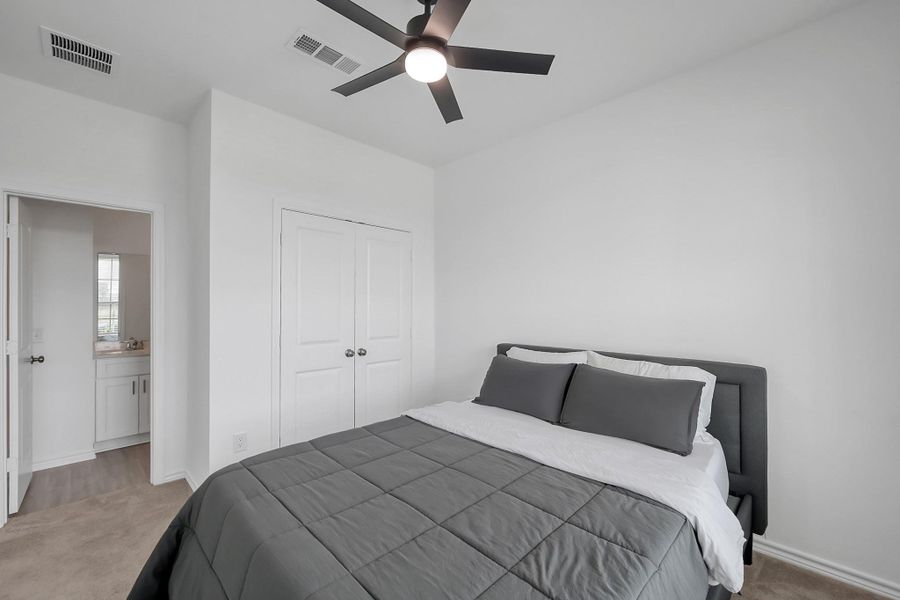 Furnished interior view inside a new home in Mavera, Conroe (Image 32).