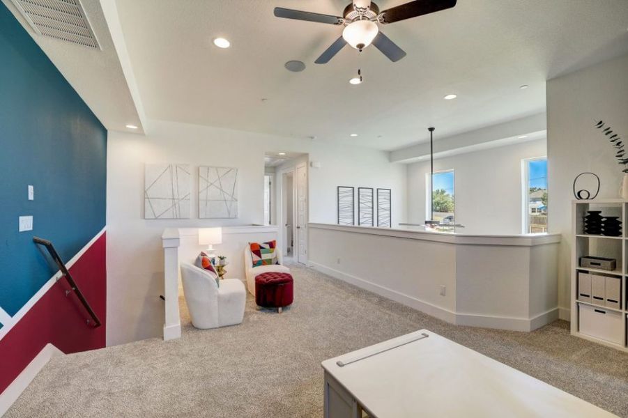 Representative furnished interior of a home built from the Pecos by Pacesetter Homes in Avery Centre, Round Rock (Image 35).