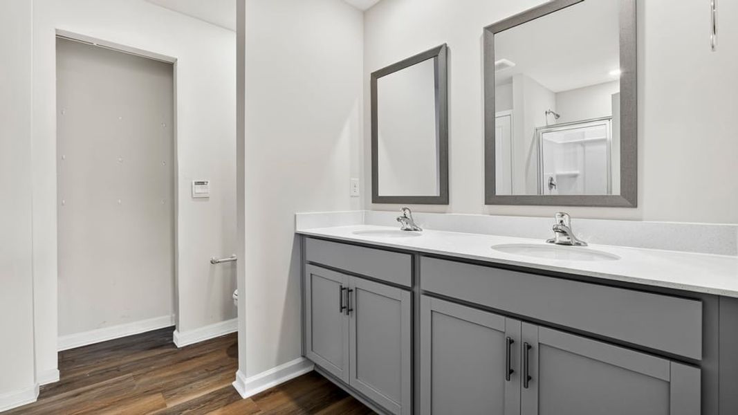 Furnished interior view inside a new home in Tanglewood Townes, Greenville (Image 15).