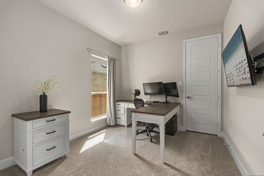 Furnished interior view inside a new home in Veramendi, New Braunfels (Image 40).
