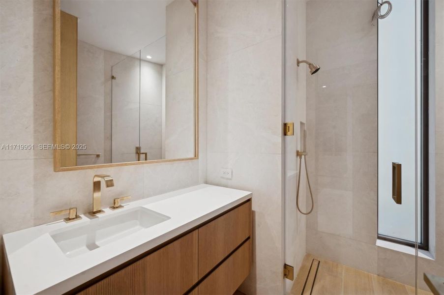 Furnished interior view inside a new home in , Miami Beach (Image 42).