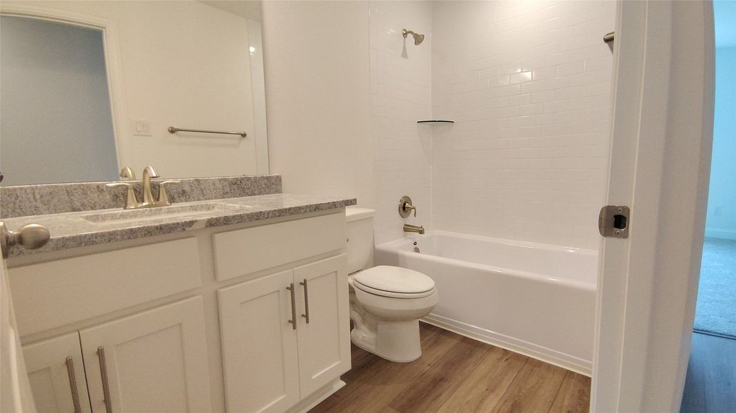 Furnished interior view inside a new home in Greystone, Angleton (Image 8).