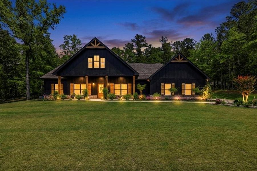 Front exterior of a new home in , Buckhead, GA, highlighting curb appeal (Image 20).