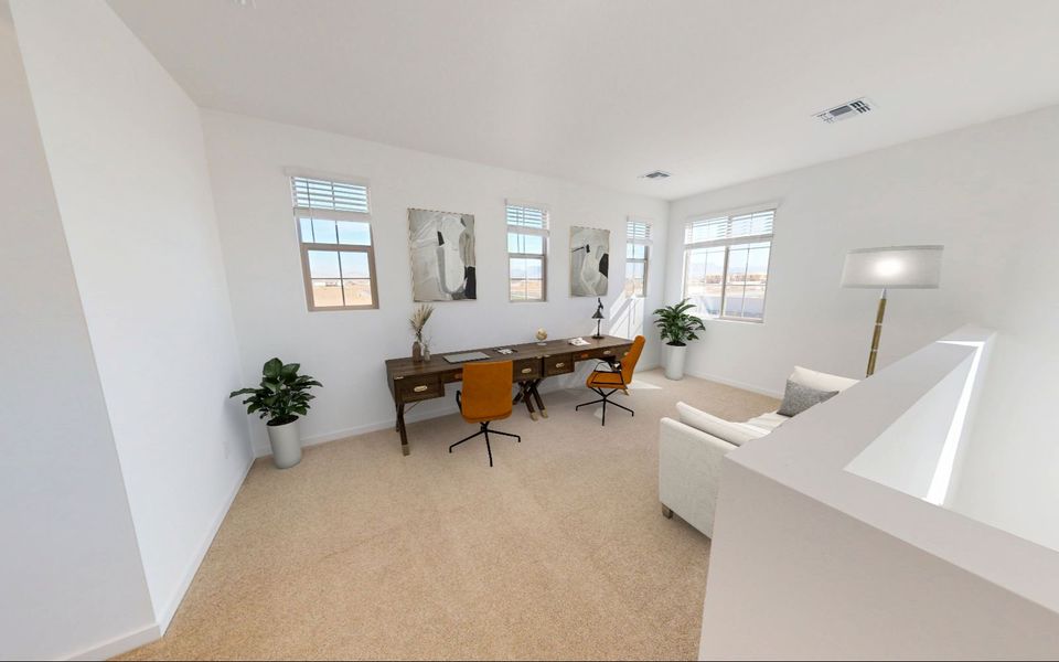 Representative furnished interior of a home built from the Poppy by Brookfield Residential in Blossom Rock, Apache Junction (Image 9). Representative furnished interior of a home built from the Poppy by Brookfield Residential in Blossom Rock, Apache Junction (Image 9).
