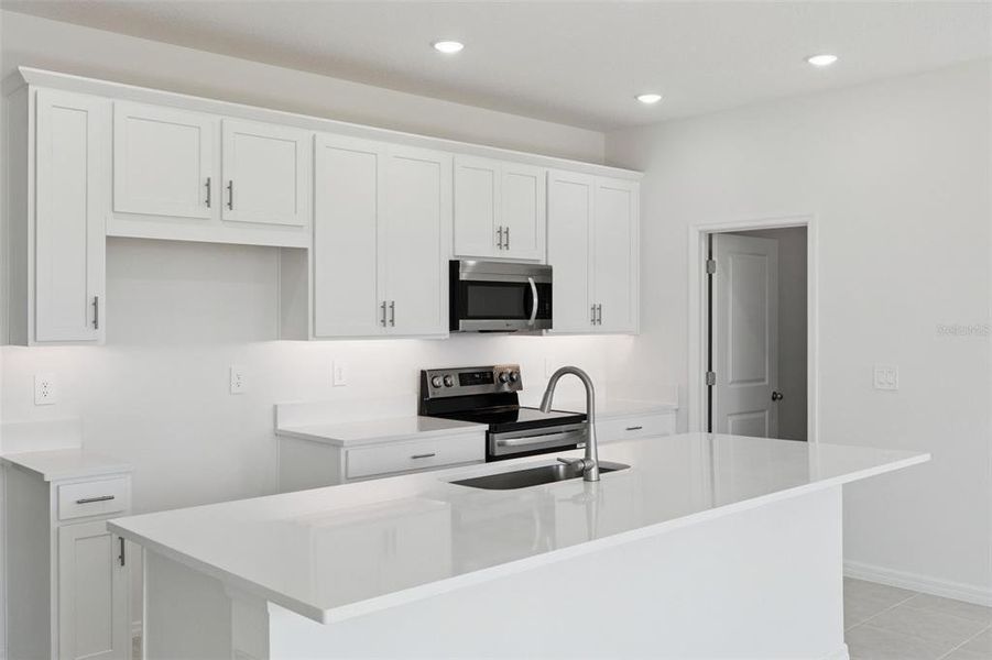 Furnished interior view inside a new home in Eden Crest, Apopka (Image 6).