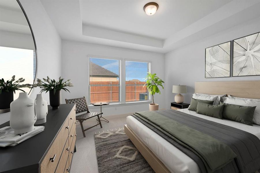 Furnished interior view inside a new home in Creekshaw – Gardens, Royse City (Image 8).