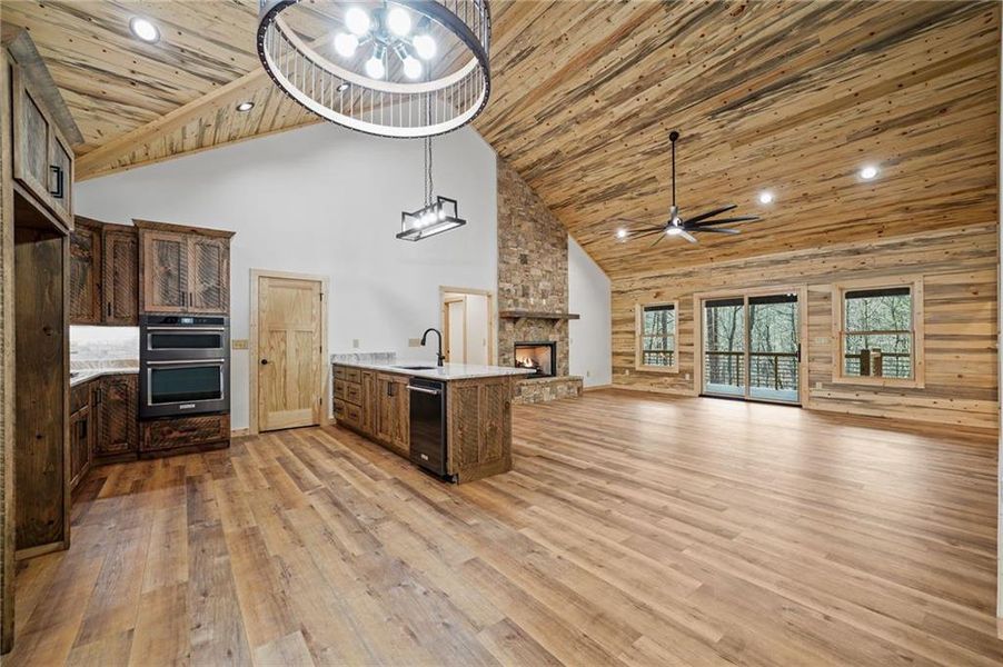 Furnished interior view inside a new home in , Ellijay (Image 8). Furnished interior view inside a new home in , Ellijay (Image 8).
