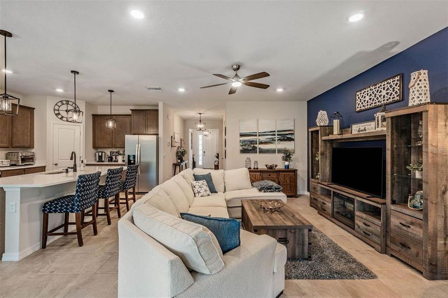Furnished interior view inside a new home in Deerbrook, Land O' Lakes (Image 13).