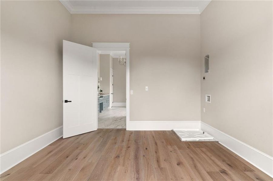 Spacious, unfurnished interior of a new home in , Canton (Image 26).