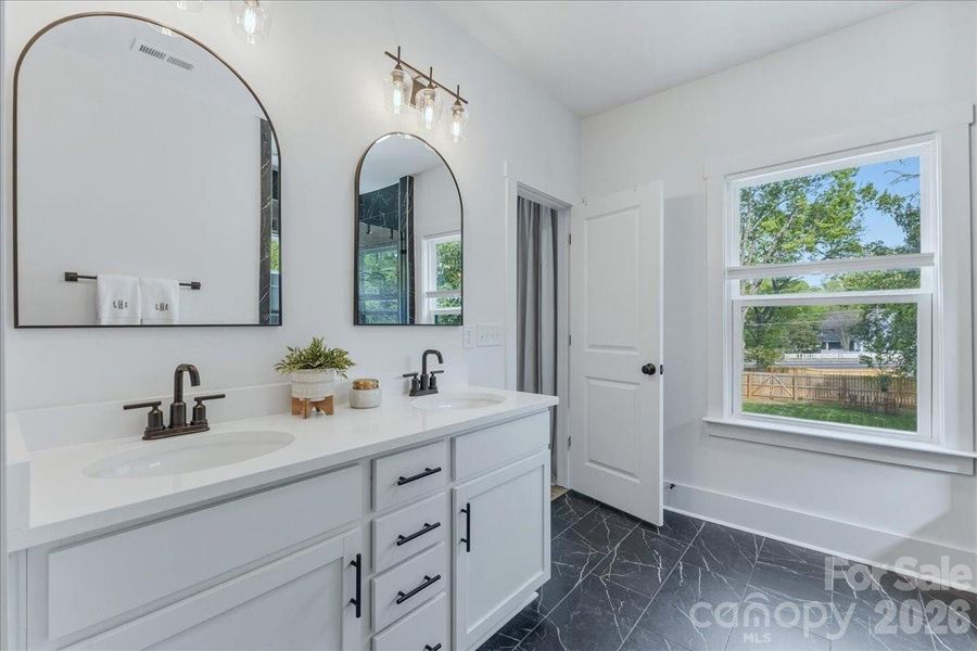 Furnished interior view inside a new home in , Charlotte (Image 26). Furnished interior view inside a new home in , Charlotte (Image 26).