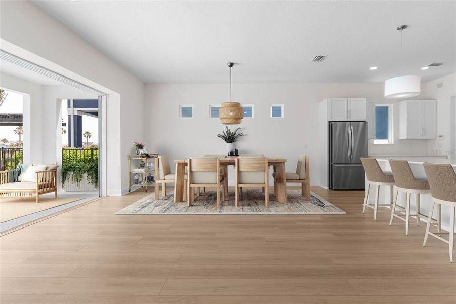 Furnished interior view inside a new home in , Palm Coast (Image 9).