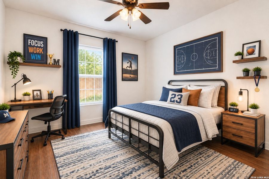Furnished interior view inside a new home in , San Antonio (Image 11).