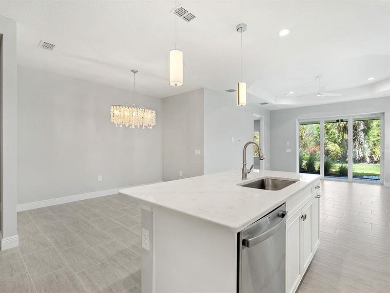 Furnished interior view inside a new home in , Venice (Image 17).