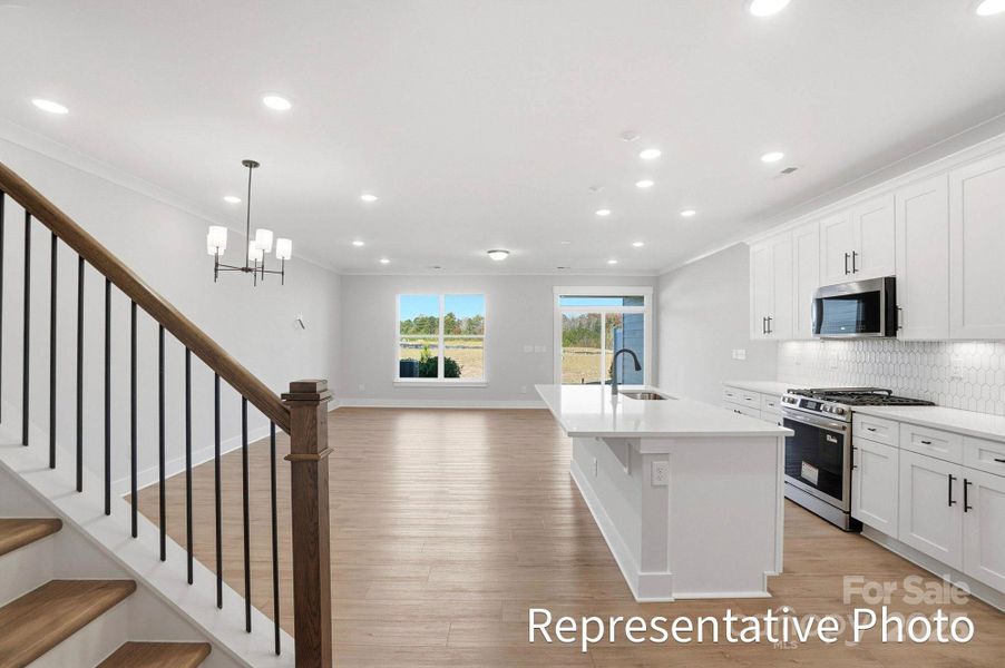 Furnished interior view inside a new home in , Waxhaw (Image 10).