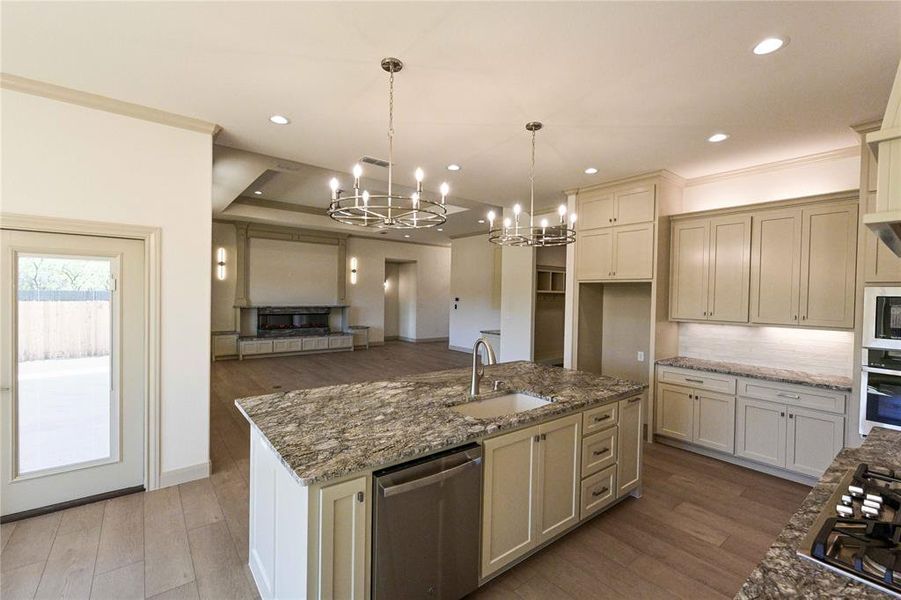 Furnished interior view inside a new home in , Abilene (Image 5).