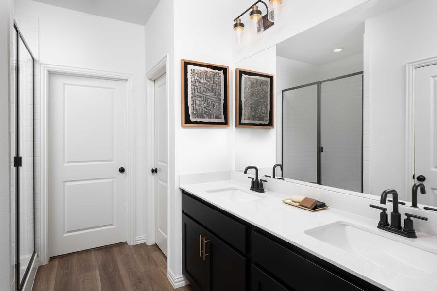 Representative furnished interior of a home built from the Grayson by Ashton Woods in Monticello Park, Princeton (Image 11).