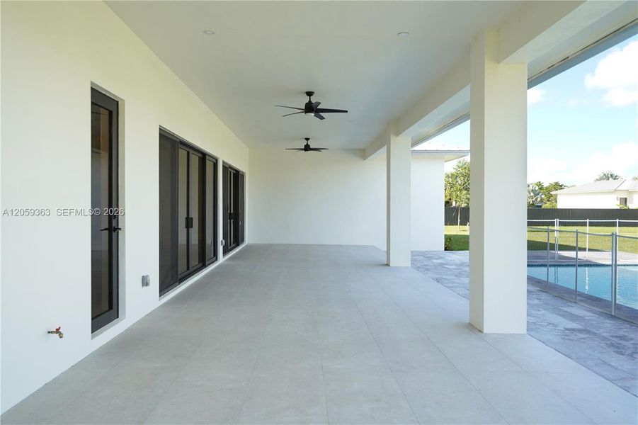 Exterior details and patio area of a home in , Homestead (Image 21). Exterior details and patio area of a home in , Homestead (Image 21).