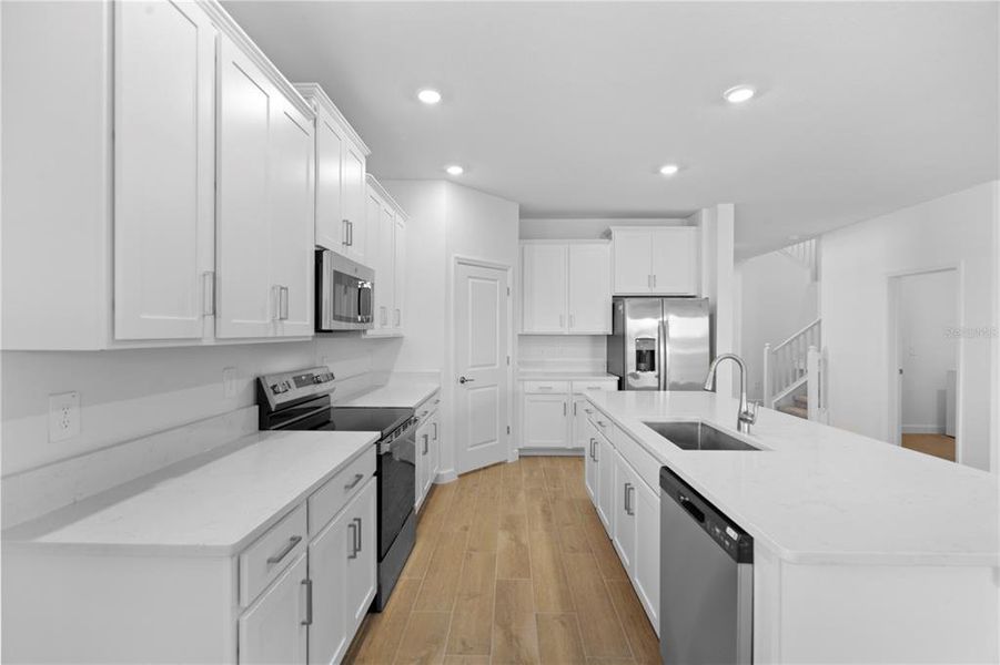 Furnished interior view inside a new home in , San Antonio (Image 12). Furnished interior view inside a new home in , San Antonio (Image 12).