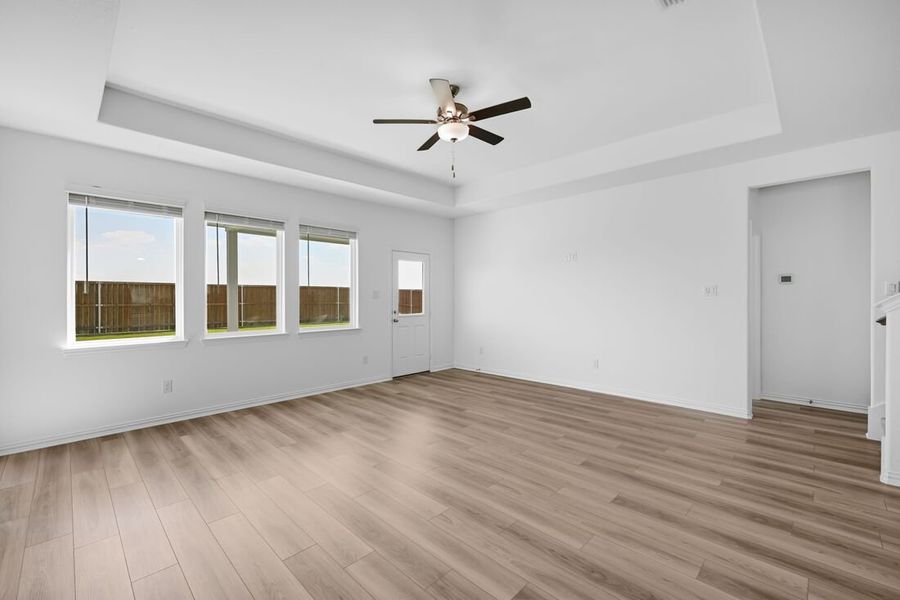 Spacious, unfurnished interior of a new home in River Ridge, Crandall (Image 11). Spacious, unfurnished interior of a new home in River Ridge, Crandall (Image 11).