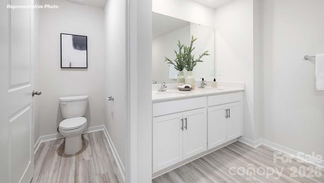 Furnished interior view inside a new home in Cardinal Creek, Charlotte (Image 15).